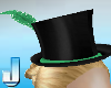 Burlesque Hat - Green