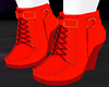 Sal Ankle Boots Red