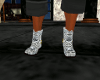 white leopard boots mens