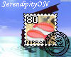 Ebi (Shrimp) Sushi Stamp