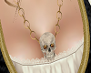 Skull Necklace-Gold