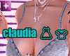 chained denim set