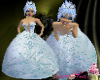 Ice Blue Ball Gown