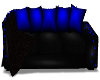 ♥DB Blk Blue Couch