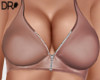 DR-  Silky zipped bra