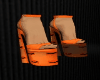 Orange Halloween Heels