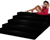 Model pose stairs