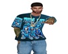 PWALL THUG LIFE TEE BLU
