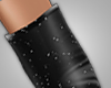 Black Satin Gloves