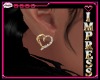 14k Gold Heart Earrings 