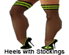 Heels w/ Stocking Green