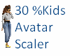 30 %Kids Avatar Scaler