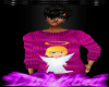 Xmas Angel sweater pink