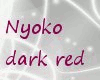 Nyoko dark red