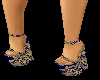 fancy blue heels