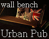 Urban Pub Wall Bench