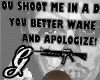 |GAMZ| Shoot Me Sign