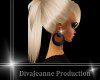 (DJ) Black Diva Earring