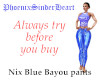 Nix Blue Bayou pants