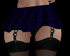 Layered Goth Skirt Purp