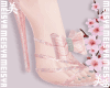 美 Meili Pink Heels