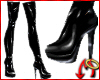 Awesome PVC Boots Black
