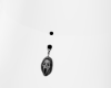 Ghost Face Belly ring