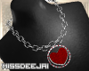 *MD*Heart Collar|Red