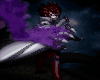 Purple 3D sword attack