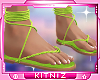 SunKissed Sandals Lime