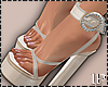 Boho Cream Spring Heels
