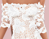 E* White Lace Minidress