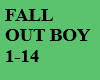 Fall out Boy 1-14
