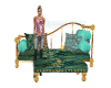 D's day bed teal