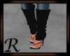Knit Winter Heels Black