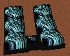 `1Teal Wing Loungers