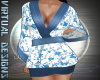 KIMONO MINI DRESS -BLUE