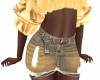 E* Yellow Jeans Skirt RL