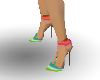 rainbow extreme heels