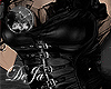 rD black vamp corset