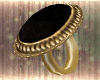 [D] Ring Gold Black