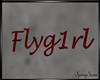 FlyG1rl Sign Red
