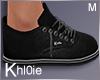 K black shoes  M