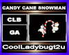 CANDY CANE SNOWMAN