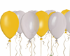 Yellow & WHITE  Balloons