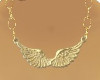 Gold Angel Wings Necklac