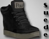 black suede Sneaker
