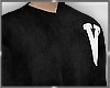 shirt black V