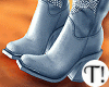 T! Cowgirl Boots Blue