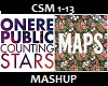 Counting Stars vs Maps